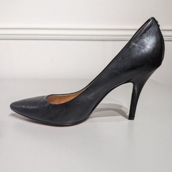 Coach Ellin Black pointed toe leather pump size 9.5B - Picture 8 of 12